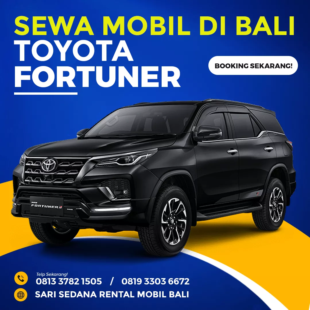 Sewa Mobil di Bali Jenis Fortuner