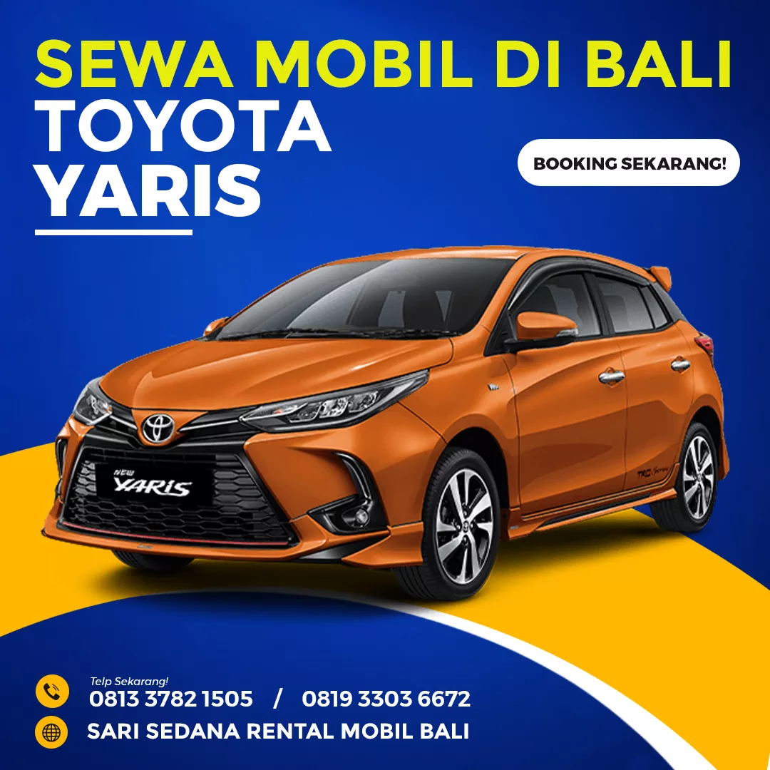 Sewa Mobil di Bali Jenis Yaris